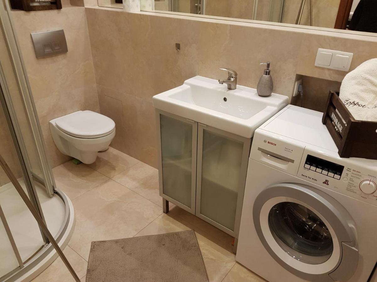 Zoppot-Abrahama Appartement Buitenkant foto